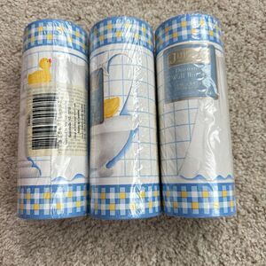 Vintage Jubilee Ducky decorative Wallpaper Border 15ft x 6" New Sealed Set of 3